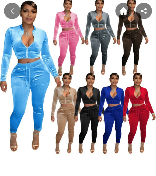 Kay's Velvet BodyBang 2pc sets