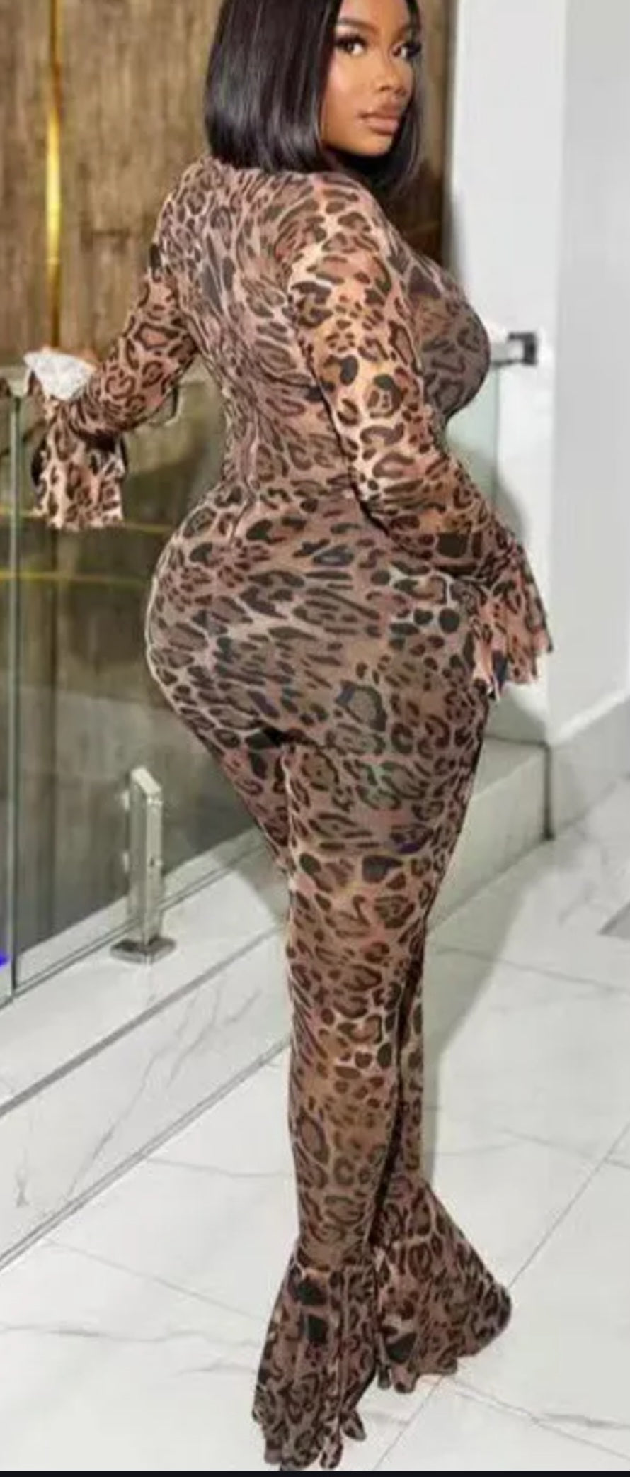 Kay's Leopard Romper
