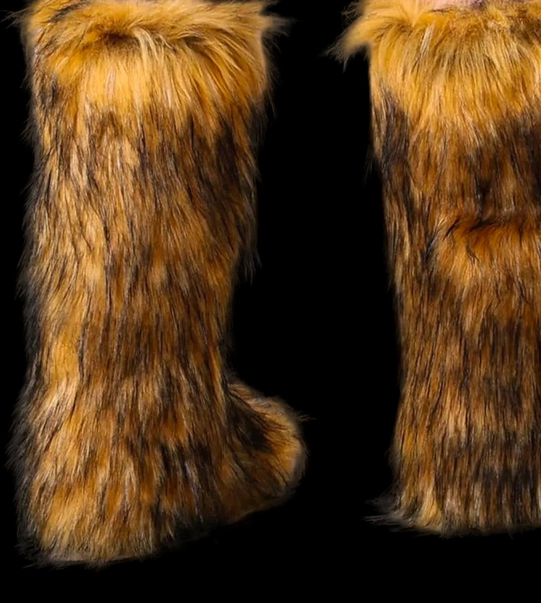 Kay's Fur High Boots