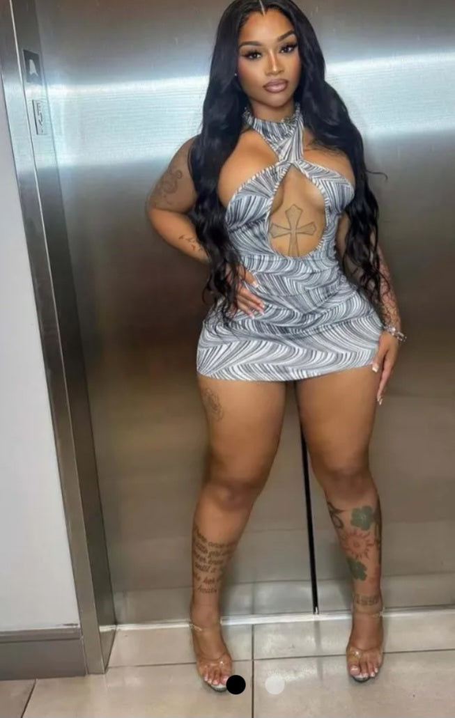 Mini Hollow Dress